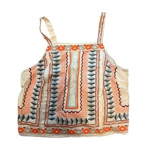 Anthropologie Multicolor Patterned Tank Top